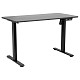 Стол компьютерный 2E СЕ120B-MOTORIZED, регулировка высоты, электропривод 220В, 73/118х120x60см, черный