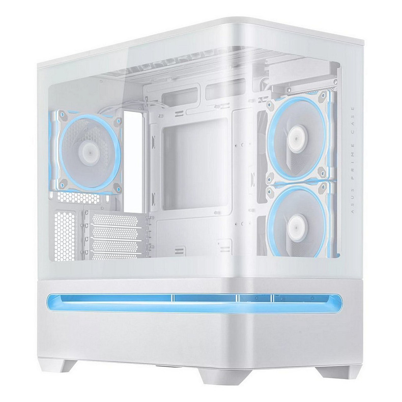 Корпус Asus Prime AP202 ARGB Tempered Glass White без БП (90DC00P3-B19000)