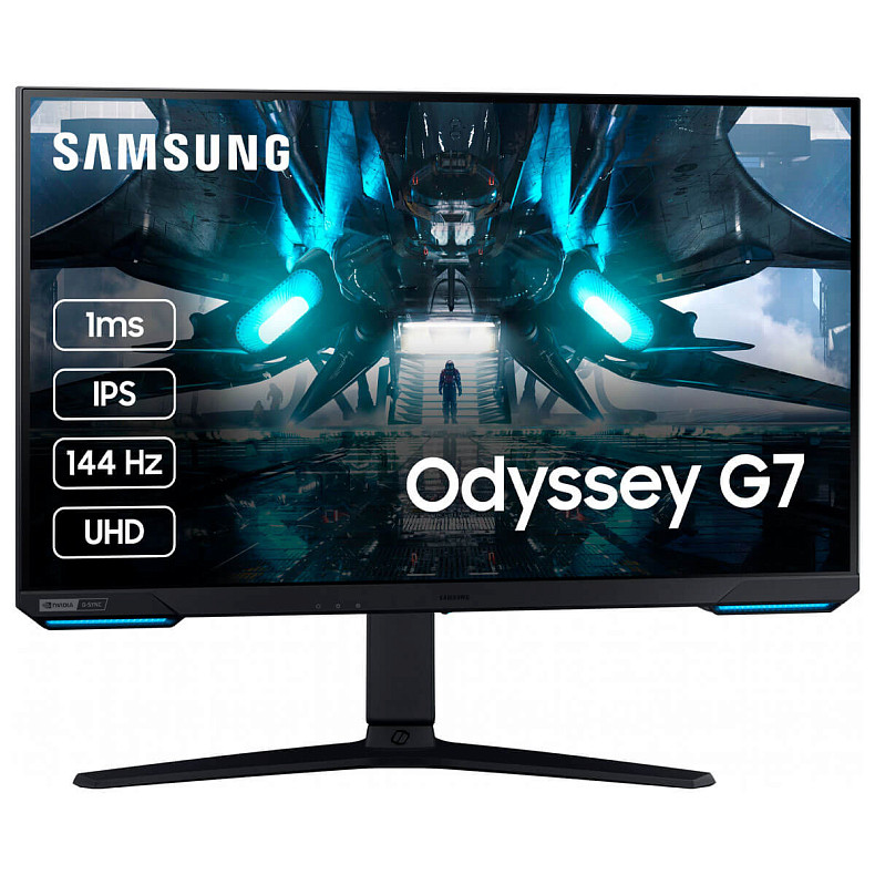 Монитор Samsung 28" Odyssey G7 S28BG700 HDMI, DP, USB, IPS, 3840x2160, 144Hz, 1ms