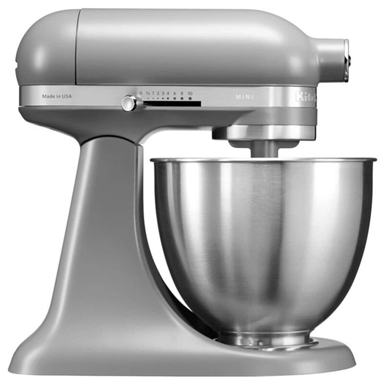 Кухонный комбайн KitchenAid Artisan MINI 3,3 л 5KSM3311XEFG с откидным блоком матовый серый