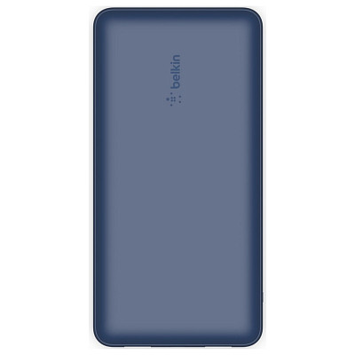 Універсальна мобільна батарея Power Bank Belkin 20000мА·год 15Вт, 2хUSB-A/USB-C, блакитний