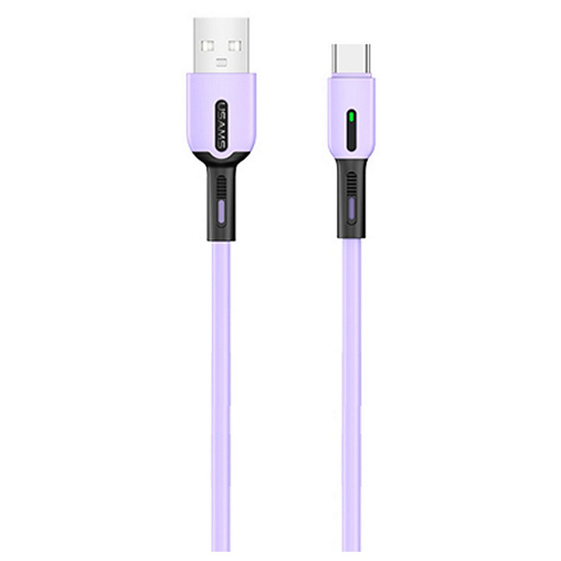 Кабель Usams US-SJ433 USB - USB Type-C, 1 м, Purple (SJ433USB04)