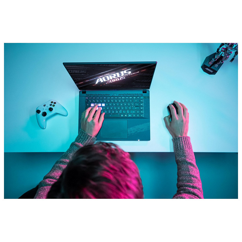 Ноутбук AORUS 16X 16.0 QHD, Intel i9-14900HX, 32GB, F1TB, NVD4070-8, DOS, черный