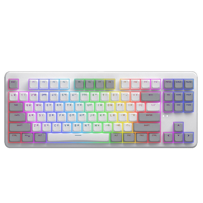 Клавіатура Hator Rockfall 3 Mecha TKL Wireless Orange White (HTK851UA)