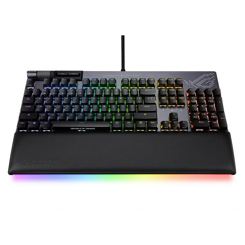 Клавіатура Asus ROG Strix Flare II Animate RGB 113key NX Red EN Black (90MP02E6-BKUA01)