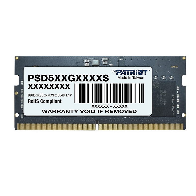 ОЗУ Patriot Signature Line SO-DIMM DDR5 32GB 5600MHz (PSD532G56002S)