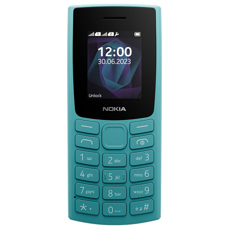 Мобильный телефон Nokia 105 2023 Single Sim Cyan