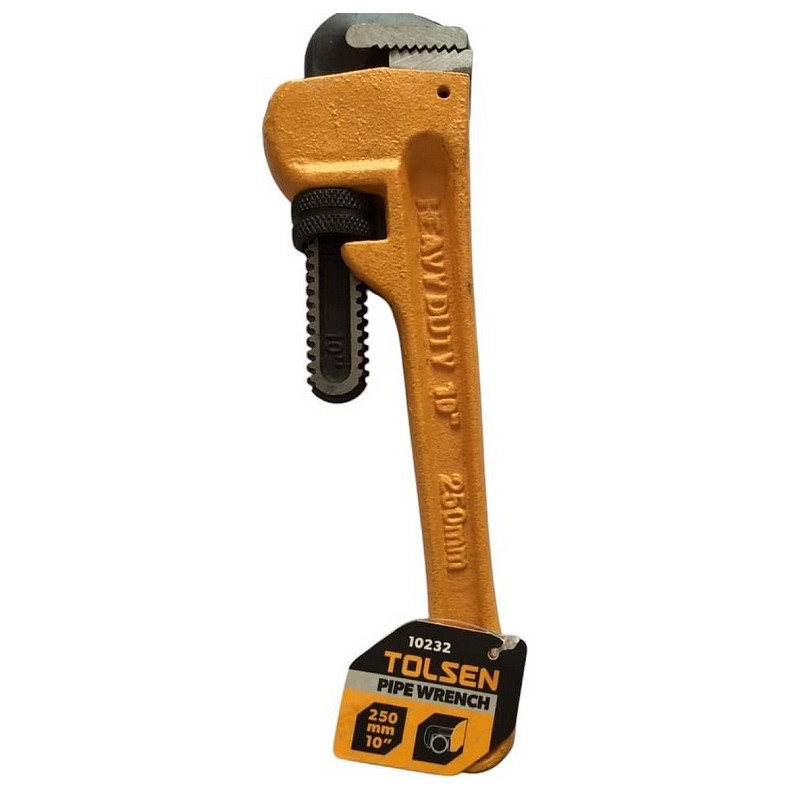 Ключ трубный Tolsen STILLSON, рабочий диапазон 0-38мм, 250мм (10232)