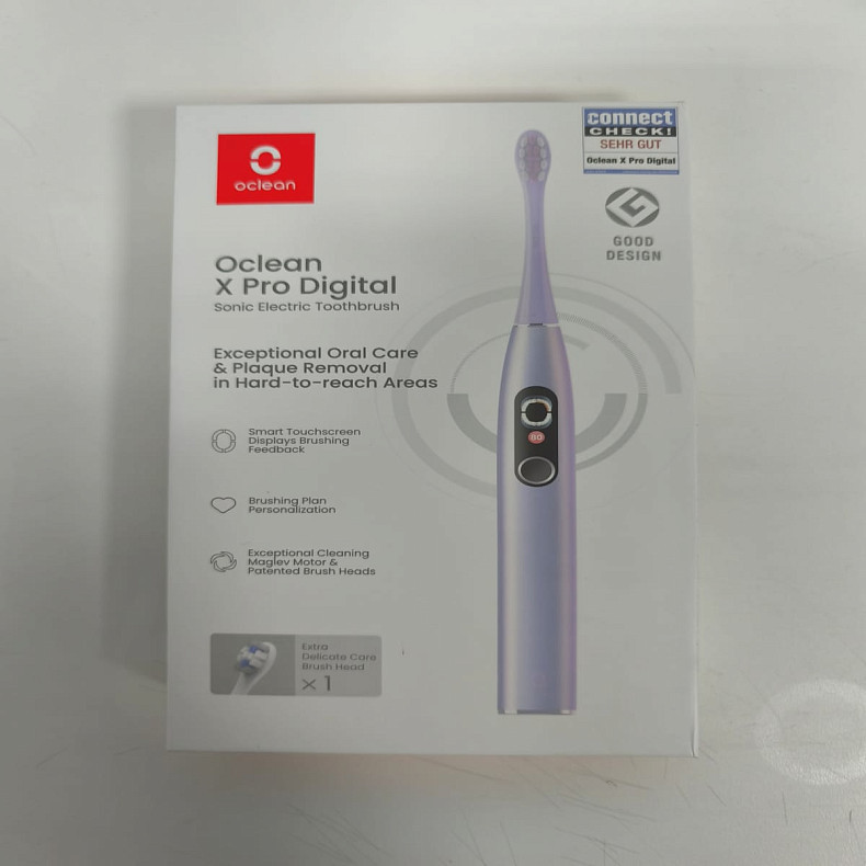 Электрическая зубная щетка Oclean X Pro Digital Electric Toothbrush Purple - Поврежденная упаковка