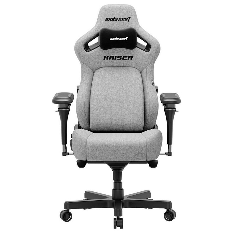 Крісло ігрове Anda Seat Kaiser 4 V2 Ash Grey Fabric Size XL (AD12YDDC-XLL-20-G-CF-03)