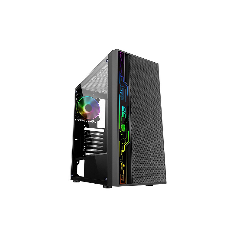 Корпус 2E GAMING Spero G2052 без БП 2xUSB3.0, 1xUSB2.0, 1x120мм ARGB, 2x120мм, VGA 345мм, LCS ready