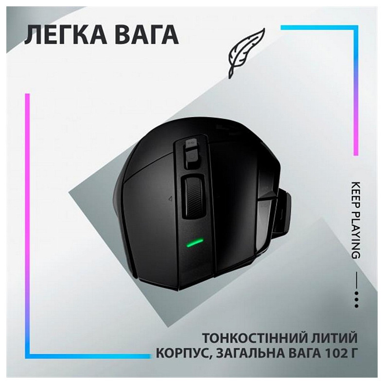 Мишка Logitech G502 X Lightspeed Black (910-006180)