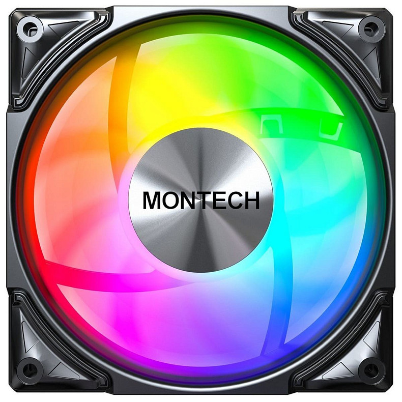 Вентилятор Montech 120MM METAL PRO 12 ARGB PWM BLACK