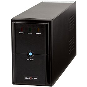 ИБП LogicPower LPM-U625VA, Lin.int., AVR, 2 x евро, USB, металл