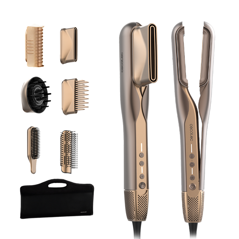 Стайлер-випрямляч CECOTEC AirLisse 6in1 iTwerk Champagne (A01_EU01_122191)