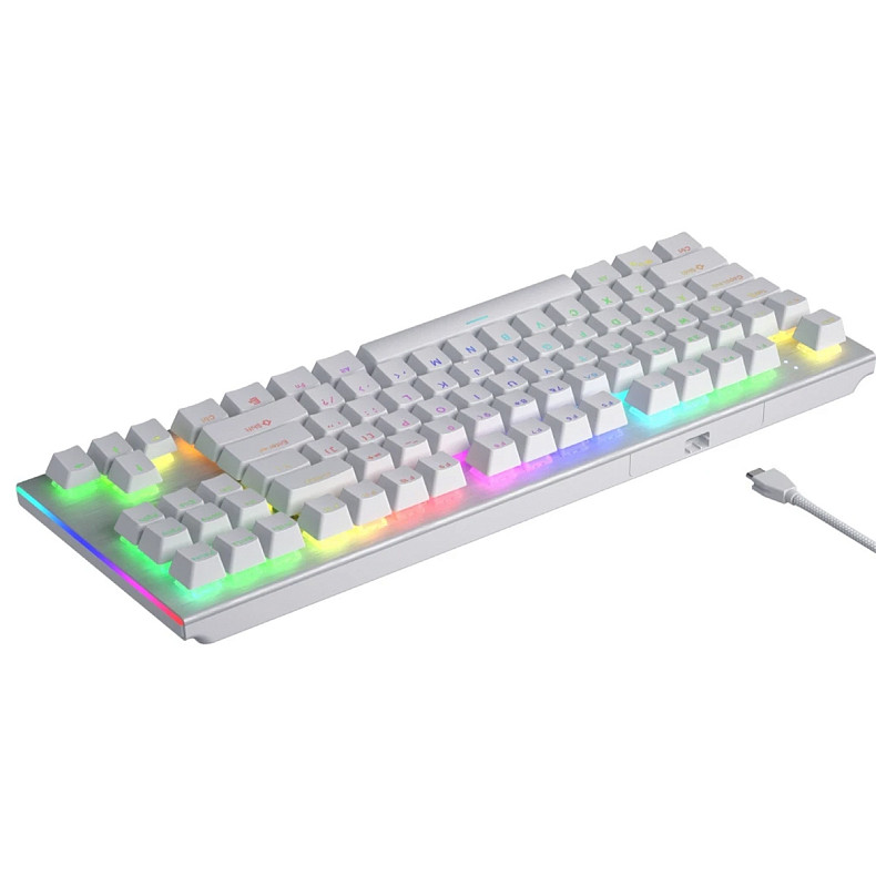 Клавиатура HATOR Gravity X TKL orange (HTK551) white, US Layout