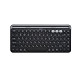 Клавиатура мембранная 2E KS250 84key, WL/BT, EN/UK, черно-серый