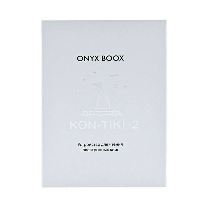 Электронная книга ONYX BOOX KON-TIKI 2 Black (E Ink, 7.8, MOON Light 2, Wi-Fi (2,4 ГГц + 5 ГГц)