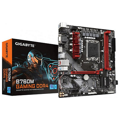 Материнська плата Gigabyte B760M Gaming DDR4 Socket 1700