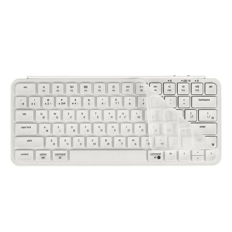 Клавіатура Keychron B1 Pro USB/WL/BT ivory white