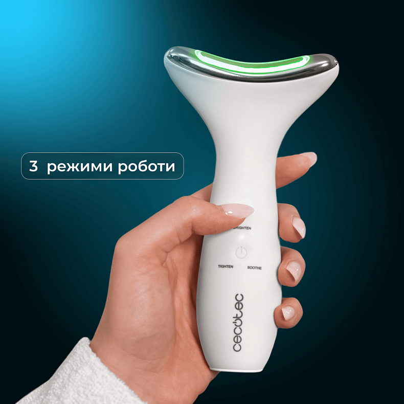 Щітка для фототерапії обличчя CECOTEC FaceCare Face&Neck Pro