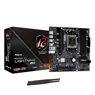 Материнська плата ASRock B650M PG Lightning WiFi Socket AM5