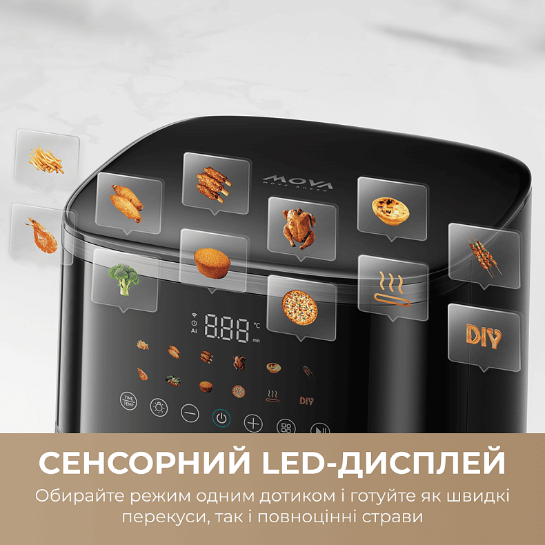 Мультипіч MOVA AeroChef FD10 Pro Max Black