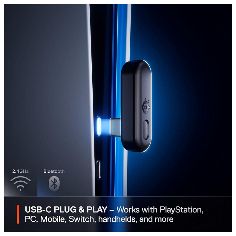 Игровая гарнитура SteelSeries Arctis Nova 3P Wireless MultiPlatform Aqua (61688)