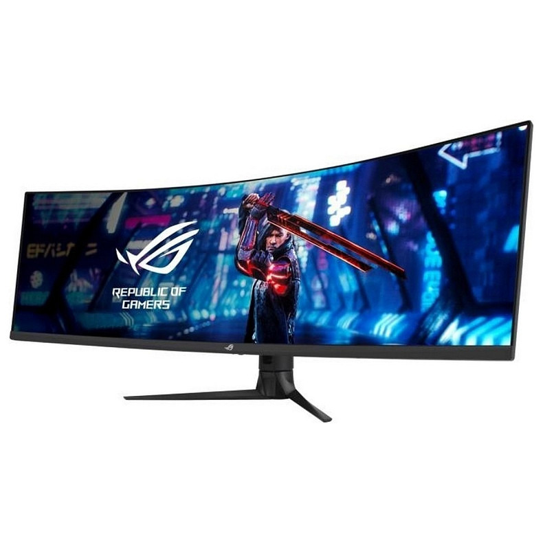 Монитор Asus 49&quot; ROG Strix XG49WCR HDMI, DP, USB-C, 2xUSB, RJ-45, MM, VA, 5120x1440, 32:9, 165Hz