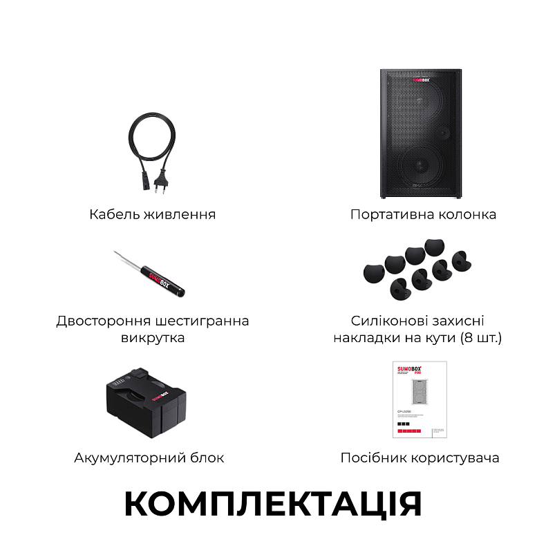 Портативна колонка Sharp SumoBox Pro CP-LS200