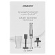 Блендер Ardesto погружной HBG-1000BCHP, 1000Вт, 3в1, чаша-600мл, насадка для пюре, черно-серебряный