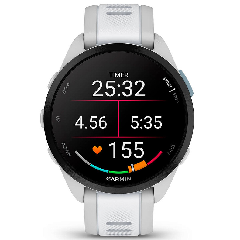 Спортивний годинник GARMIN Forerunner 165 Mist Gray/Whitestone