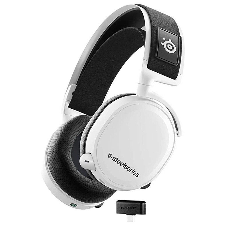 Гарнітура STEELSERIES Arctis 7+ Wireless, white (61461)