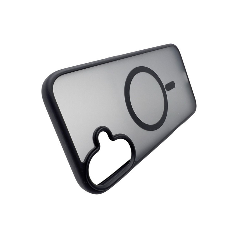 Чохол-накладка BeCover Metal Buttons Case MagSafe для Apple iPhone 16 Black (712090)