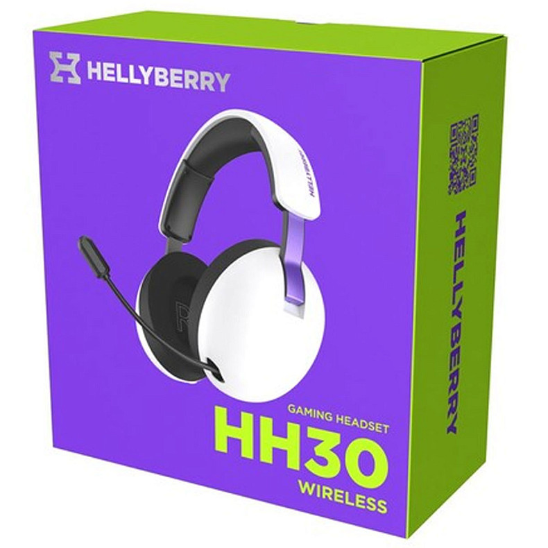 Игровая гарнитура Hator Hellyberry HH30 Wireless White\Violet