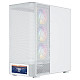 Корпус Modecom VOLCANO AQ500 ARGB MIDI FRONT LCD 6,2”, 4x120mm fans WHITE без БЖ ATX