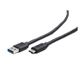 Кабель Cablexpert (CCP-USB3-AMCM-1M) USB 3.0 Type-A - USB Type-C, 1 м, премиум, черный