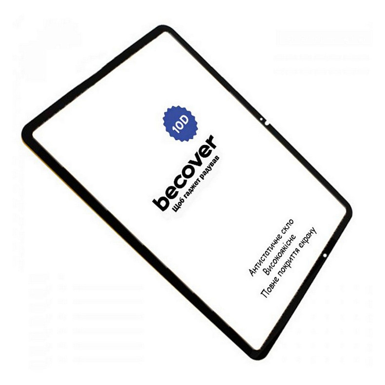Защитное стекло BeCover 10D для Samsung Galaxy Tab A9 Plus SM-X210/SM-X215/SM-X216 11.0" Black (7105