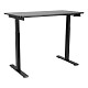 Стол компьютерный 2E СЕ120B-MECHANIC, регулировка высоты, механика, 72/120х120x60см, черный