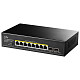 Коммутатор Cudy GS1008PS2, 8-Port Gigabit PoE+ Switch with 2 Gigabit SFP slot 120W