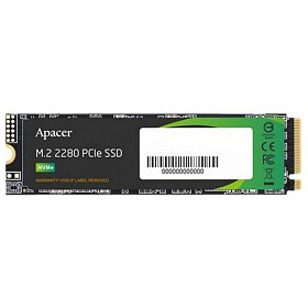 Накопитель SSD Apacer AS2280P4U 1TB M.2 2280 PCIe 3.0 x4 3D TLC (AP1TBAS2280P4U-1)