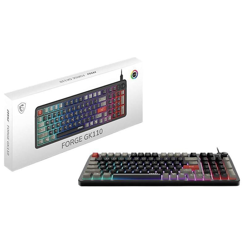 Клавиатура MSI GK110 FORGE GAMING BLACK UA