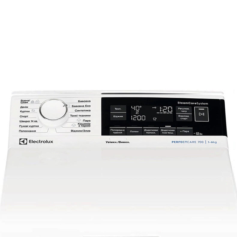 Стиральная машина с вертикальной загрузкой Electrolux EW7TN3362U