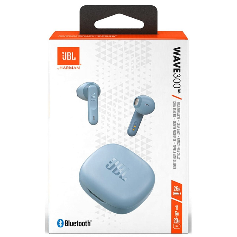Наушники JBL Wave 300TWS Blue (JBLW300TWSBLU)