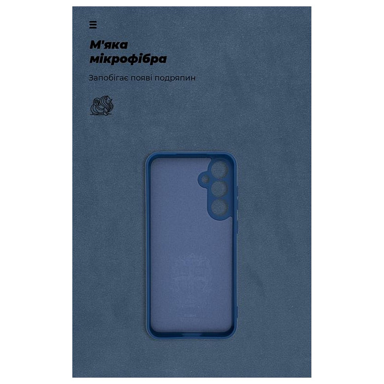 Чехол-накладка Armorstandart Icon для Samsung Galaxy S23 FE SM-S711 Camera cover Dark Blue (ARM69629