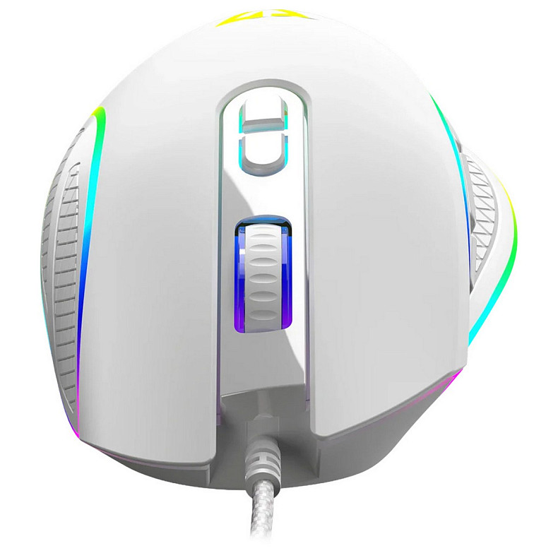 Мишка  Modecom Veles Volcano, ігрова, 12800dpi., 8кн.,RGB, біла