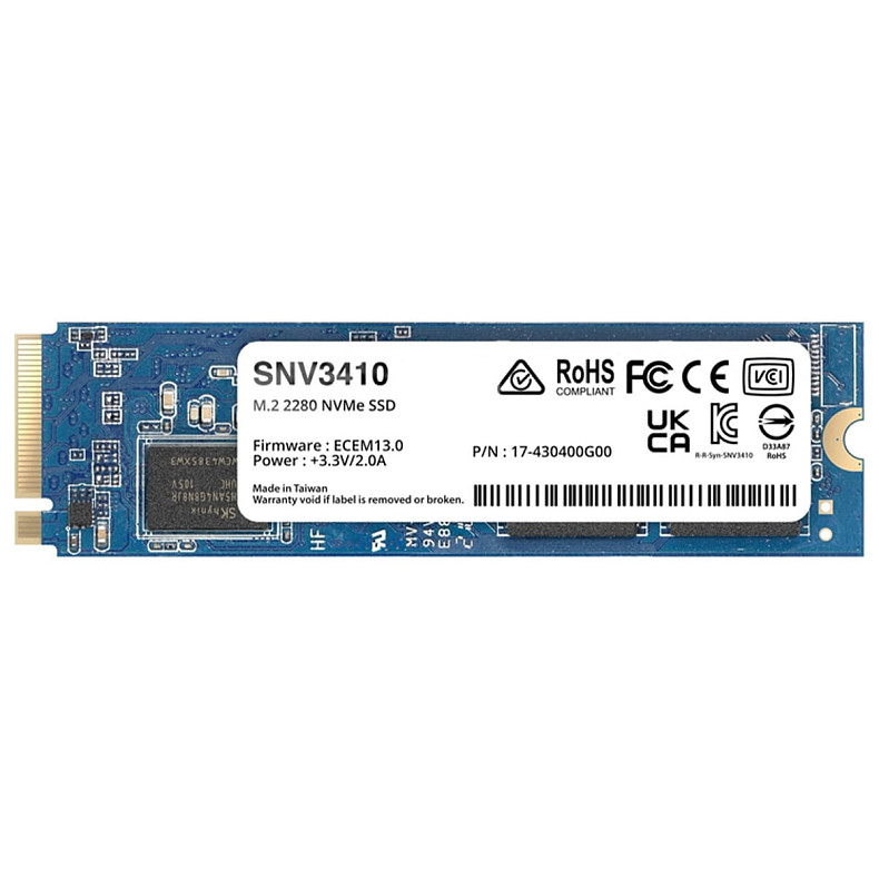 Накопитель SSD M.2 2280 400GB SNV3410-400G SYNOLOGY