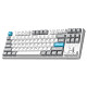 Клавиатура GamePro Asgard Ragnar Keychron Super Red Switch White (MK285WH)
