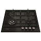 Варочная поверхность Whirlpool газовая, 60см, чугун, конфорка с двойным рядом пламени, черный