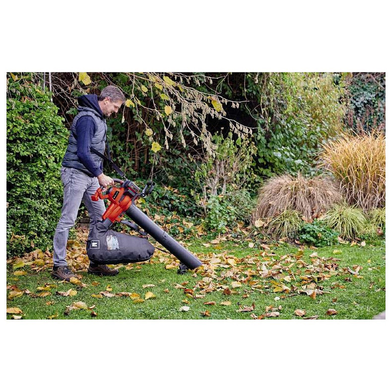 Повітродув-пилосос садовий акумуляторний Einhell GE-LB 36/230 Li E - Solo 36В PXC 230км/год 700куб/г